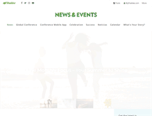 Tablet Screenshot of events.shaklee.com